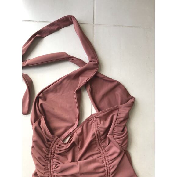 Fashion Nova One Piece Swimsuit Margaritas at Midnight Ruched - Picture 8 of 8